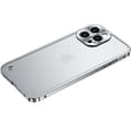 Lyxigt metallramsskydd för iPhone13PRO MAX Aluminium Telefonskal Silver