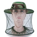 Miniatyrbillede 4 af 6: Havebiavlshat med camouflage-net til myggenet udendørs myggehat
