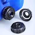 Miniatyrbild 3 av 5: 3 delar Ibc dräneringstankadapter Plast vattentanklockadapter (3/4 tum)