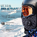 Miniatyrbild 2 av 5: Skidmask balaclava vintermask herr balaclava kallt väder varmt m