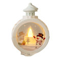Miniatyrbild 1 av 7: Jul Led Lantern Light, liten bärbar Flameless La