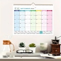 Miniatyrbild 5 av 6: Väggkalender 2024, januari 2024-decomber 2024, 10" x 13", markerade helgdagar, planeringskalender, tjockt papper