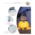 Miniatyrbild 7 av 7: Rosa spegel phone case för iPhone 13 Butterfly Mirror (1 st