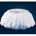 Miniatyrbild 3 av 7: 3st vit spinnmopp ersättningshuvud, mikrofibermopp bomullshuvud, universal 16 cm moppduk