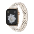 Miniatyrbilde 1 av 5: Passer til Apple Watch-reimer Apple Watch 1~7 Generasjon/SE Diamantbelagt Metallkjede Stjernelys Farge iWatch-reim (1 Pakke, 42mm, Stjernelys Farge)