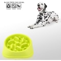 Miniatyrbillede 5 af 5: Langsom Foder Skål til Hunde Anti-Slip Design Sjov Interaktiv Fodring af Hunde (Grøn)