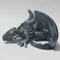 Miniatyrbillede 3 af 5: Stor Krybende Drage Gotisk Drage Halloween Dekorativ Resin Håndværk Ornamenter