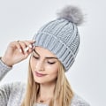 Miniatyrbild 2 av 5: Skydd silkeslen stretch polyester stickad cap lös isolerande stickad cap stickad cap, cap