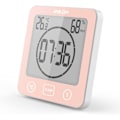 Miniatyrbild 1 av 6: Badrumsklocka, Vattentät Duschklocka med Touch Control, Digital LCD-larm, Hygrometertermometer, Nedräkningstimer, (röd)