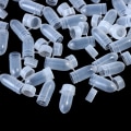 Miniatyrbild 3 av 5: 100 st Bärbar Flip Lock Transparent Kapselförvaringsbehållare onesize