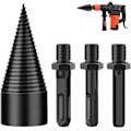 Miniatyrbild 1 av 4: Vedhuggning Vedborr Klyvverktyg Vedbrytning Hexagonal Shank