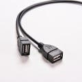 Miniatyrbild 3 av 5: USB 2.0 A hane till 2 dubbla USB hona Jack Y Splitter Hub Power C Svart 1st