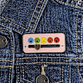 Miniatyrbild 1 av 8: My Social Battery Brosch Rolig Emalj Pin Creative Lapel Pin A C