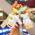 Miniatyrbild 2 av 8: Sanrio Plysch Kawaii Cartoon e Party Series Pvc dockhänge E B
