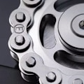 Miniatyrbild 5 av 5: Sprockets Svänghjul Fingertop Gyro Sprockets Kedjor Metallleksak Guld multicolor