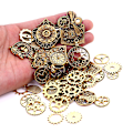 Miniatyrbild 4 av 5: 40 st metalllegering Steampunk Clock Charms Vintage DIY-hängen J Bronze