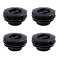 Miniatyrbild 1 av 5: 4ST Universal Bilgolvmatta Anti-Slip Clips Auto mattfixering Svart Black