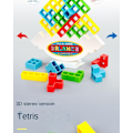 Miniatyrbild 6 av 10: Pussel 3D Block Tetris Balansblock Brädspel Leksaker färgglada