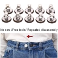 Miniatyrbild 1 av 5: 10st Pins för Jeans Instant Jean Button Pins för byxor Byt ut 10st