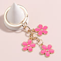 Miniatyrbild 3 av 5: e Emalj nyckelring Färgglad Sakura blomma nyckelring A2 A5