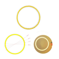 Miniatyrbild 7 av 8: LED COB-form 12V DC 20mm-120mm COB-ring för gör-det-själv-lampa 120mm 3000K 80mm 6500K
