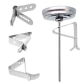 Miniatyrbild 3 av 5: 2:a rostfritt stål termometer Barbeque Harmless Probe Clip C C