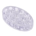 Miniatyrbild 1 av 2: Akryl cirkulär oval plastfärg ram broderi bas