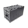 Miniatyrbild 8 av 8: Base Container Blocks MOC Building Blocks Toy Brown Gray