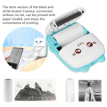 Miniatyrbild 5 av 8: Pocket Printer Bärbar thermal Papper Papper Pink Printer