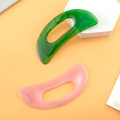 Miniatyrbild 4 av 9: Harts Bivax Liten Scimitar skrapbräda Skönhetssalong Lata skraptabletter Underhåll Plastskrapning cervikala massagetabletter Pink