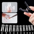 Miniatyrbild 4 av 8: Nail Art Extension Set Nagelborsteklämma Quick Tips Nail Kit