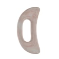 Miniatyrbild 8 av 9: Harts Bivax Liten Scimitar skrapbräda Skönhetssalong Lata skraptabletter Underhåll Plastskrapning cervikala massagetabletter Pale Pink