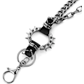 Miniatyrbild 2 av 7: Byxor Chain Denim Chain Hip Hop Punk Kläder Accessoarer