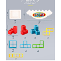 Miniatyrbild 10 av 10: Pussel 3D Block Tetris Balansblock Brädspel Leksaker färgglada