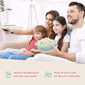 Miniatyrbild 3 av 5: Popcorn Mikrovågsugn Silikon Vikbar DIY Popcorn Bucket Bowl Mak Mörkblå Black