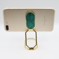 Miniatyrbild 6 av 10: Telefonställ i marmor Magnetisk telefonhållare Justerbart hopfällbart telefongrepp i metall Gold Gold