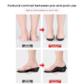Miniatyrbild 5 av 7: Innersula Plattfot O-formade ben Valvstöd Plantar Fasciitis vit stor white large