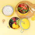 Miniatyrbild 4 av 5: Bärbar soppkopp Lunchlåda Bentolåda i rostfritt stål ett lager one layer
