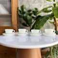 Miniatyrbild 1 av 5: 1Set Dockhus Miniatyr Tekopp Fat Kaffekopp Modell Gul White