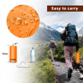 Miniatyrbild 3 av 8: Utomhus liggunderlag camping luftmadrass resa mörkblå