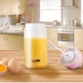 Miniatyrbild 6 av 8: 380 ml automatisk blandningskopp elektrisk proteinshakerflaska grön 380ml blue