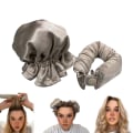 Miniatyrbild 1 av 8: No Heat Hair Curlers Lazy Hair Rollers Heatless Curling Rod Pink Gold