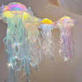 Miniatyrbild 8 av 8: Färg DIY Jellyfish Lamp Lantern Jellyfish Light Lantern Lila