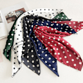 Miniatyrbild 5 av 5: Naturlig sidenscarf Kvinnor Design Print Fyrkantig halsduk A7 A10