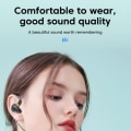 Miniatyrbild 7 av 8: 3,5 mm trådbundna hörlurar HIFI bas hörlurar in-ear headset lila black
