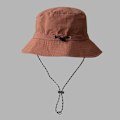Miniatyrbild 1 av 8: Sommarhatt Vattentät Bucket Hats Vikbar Justerbar Röd Red
