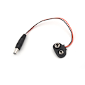 Miniatyrbild 3 av 5: 10 st Experimentell 9V batteri Snap power till DC Clip Hane One Size