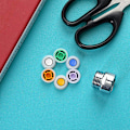 Miniatyrbild 5 av 5: Flödesreducerande takduschbegränsare Vattenbesparande flödesbegränsare Multicolor Adapter + 7PCS