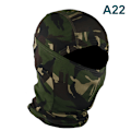 Miniatyrbild 1 av 5: Kamouflage Balaclava Full Face Wargame Cykelhjälm Liner A1 A22