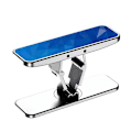Miniatyrbild 1 av 5: Metalltelefonstativ 360 Rotate Kickstand Mini Folding Mount Holde Silver Silver